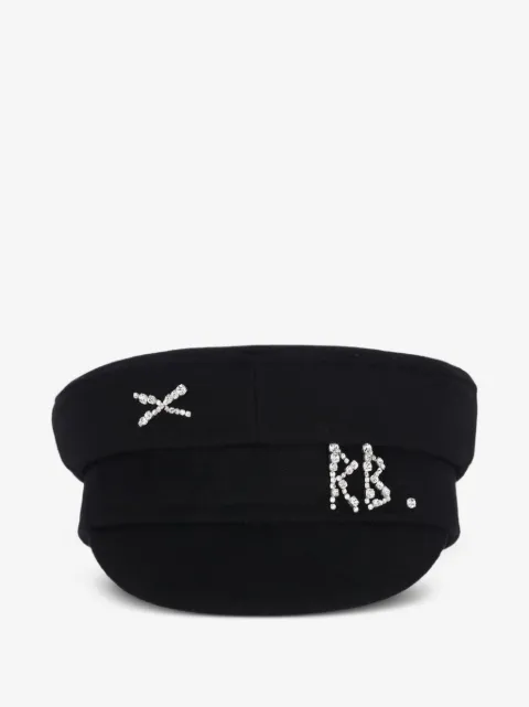 Ruslan Baginskiy gorra baker boy con detalles de strass