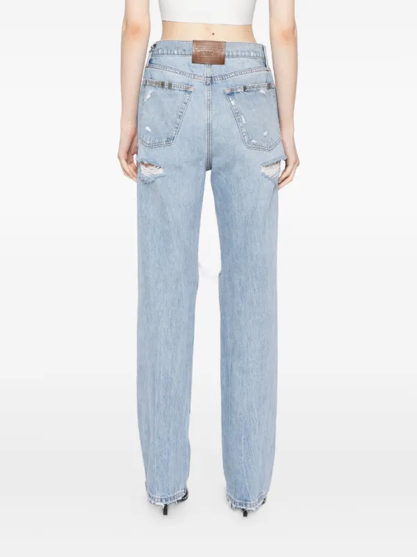 Alexander Wang distressed-detail Jeans | Blue | FARFETCH
