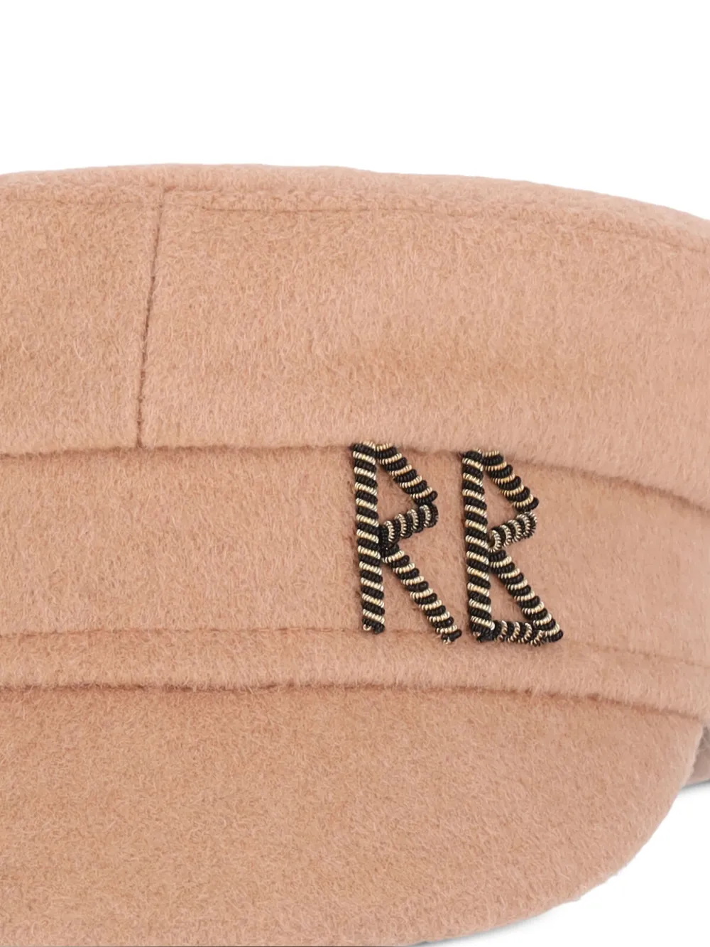 Ruslan Baginskiy Wollen vissershoed met veiligheidsspeld Beige
