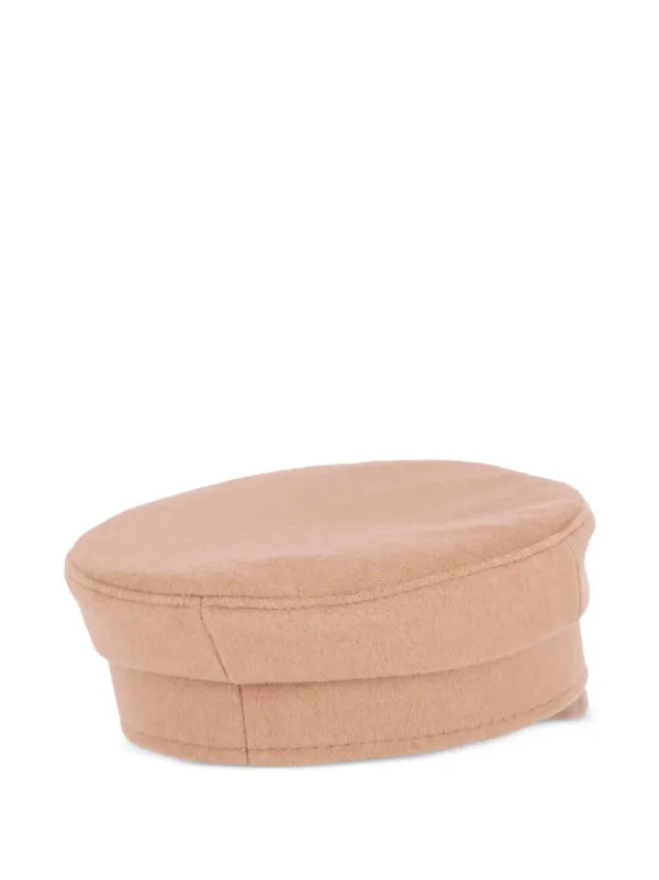 Ruslan Baginskiy Wool safety-pin Sailor Cap Neutrals FARFETCH BH