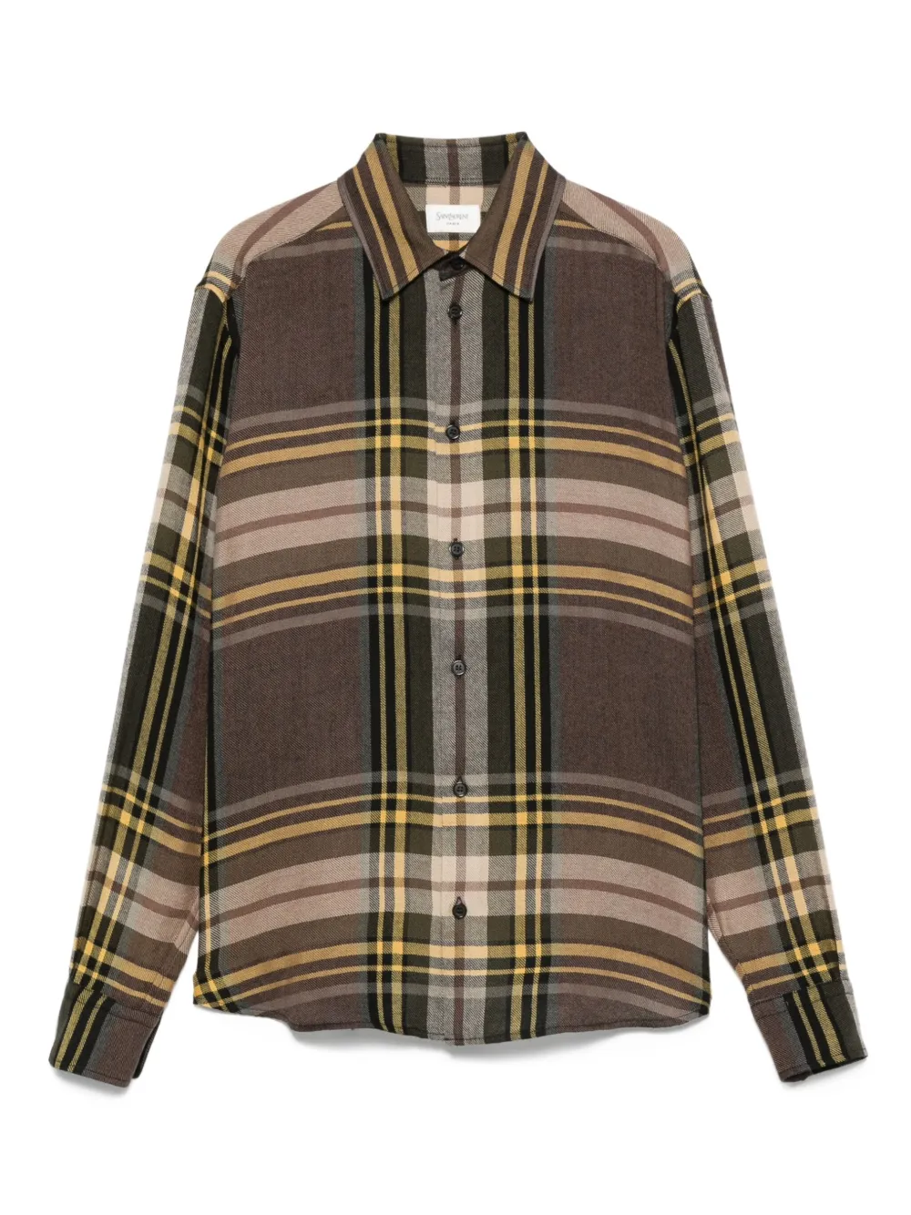 Saint Laurent Button-up blouse Bruin