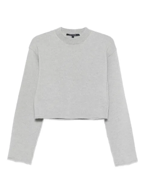 Sofie D'hoore round-neck cropped sweater