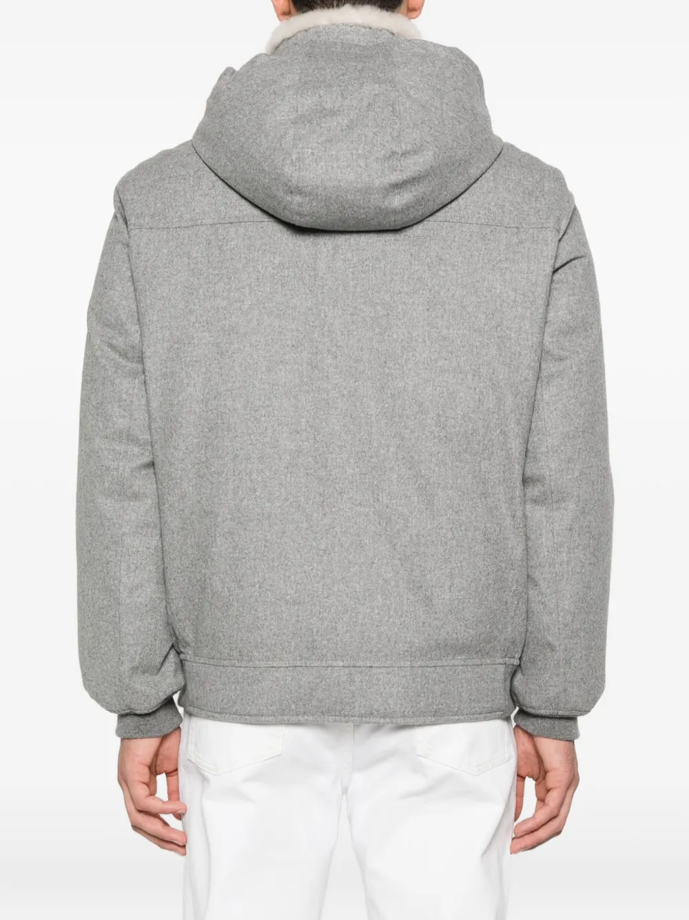 Brunello Cucinelli Jack met capuchon Grijs