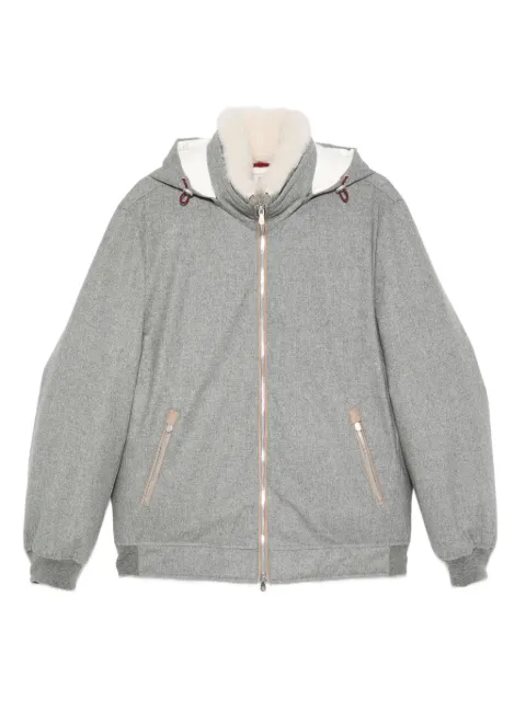 Brunello Cucinelli zip hooded jacket