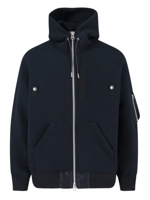 Sweat zippé à capuche - sacai - Modalova