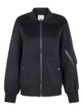Semicouture zip-up bomber jacket - Black