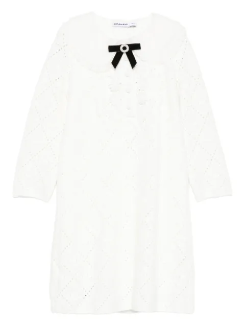 Self-Portrait Kids peter-pan-collar dress