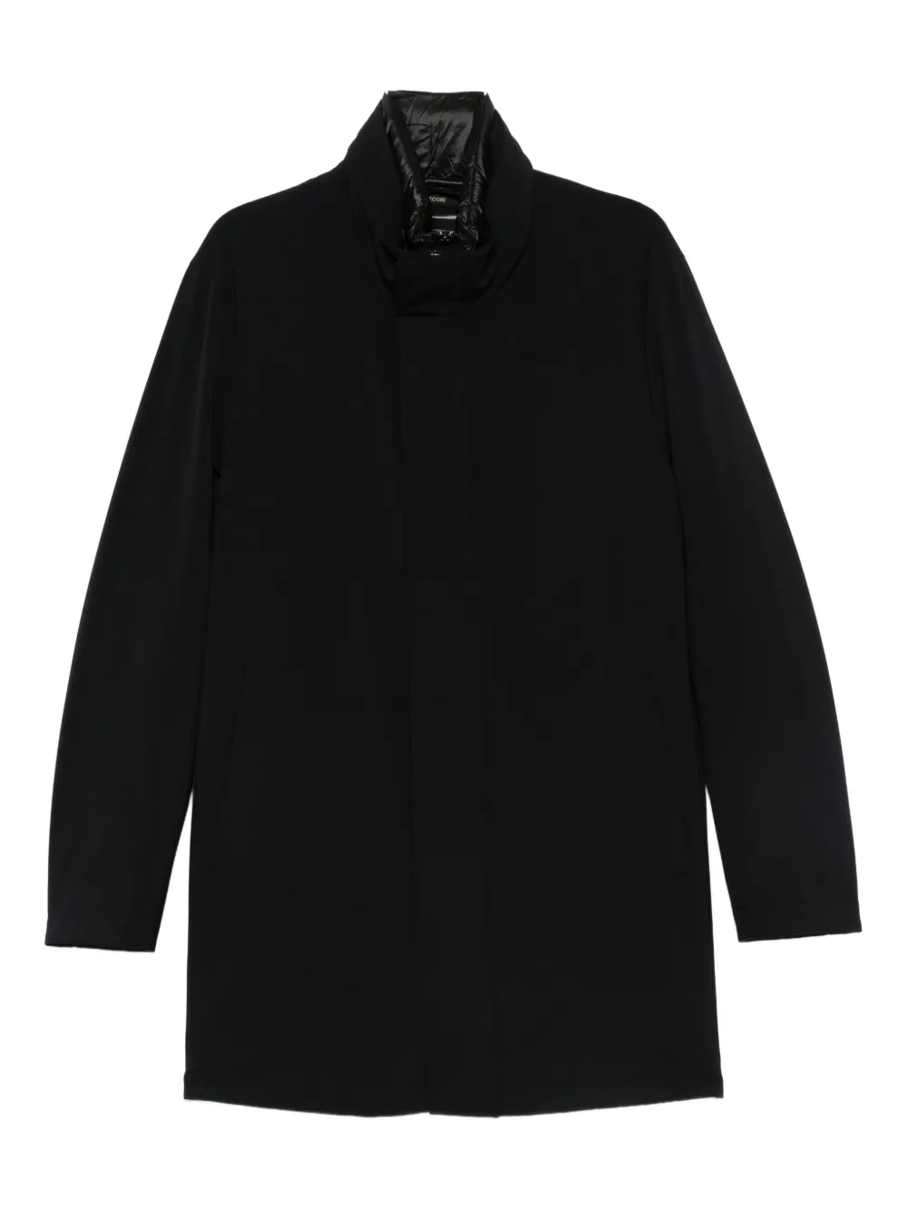 Montecore turtleneck long-sleeve jacket - ブラック Montecore turtleneck long-sleeve jacket - ブラック