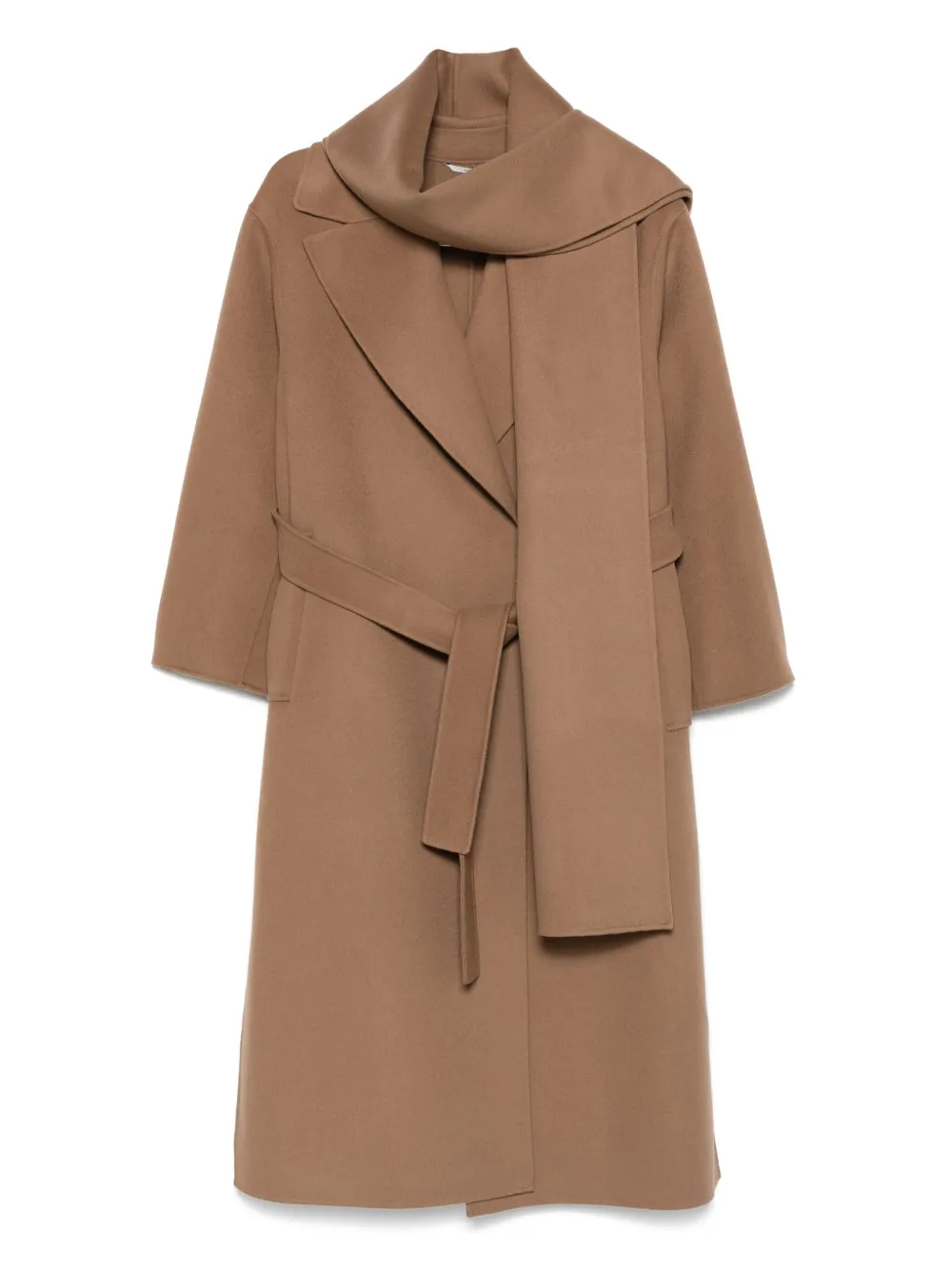 'S Max Mara Wikkeljas met ceintuur Bruin