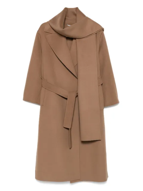 'S Max Mara waist-belt wrap coat