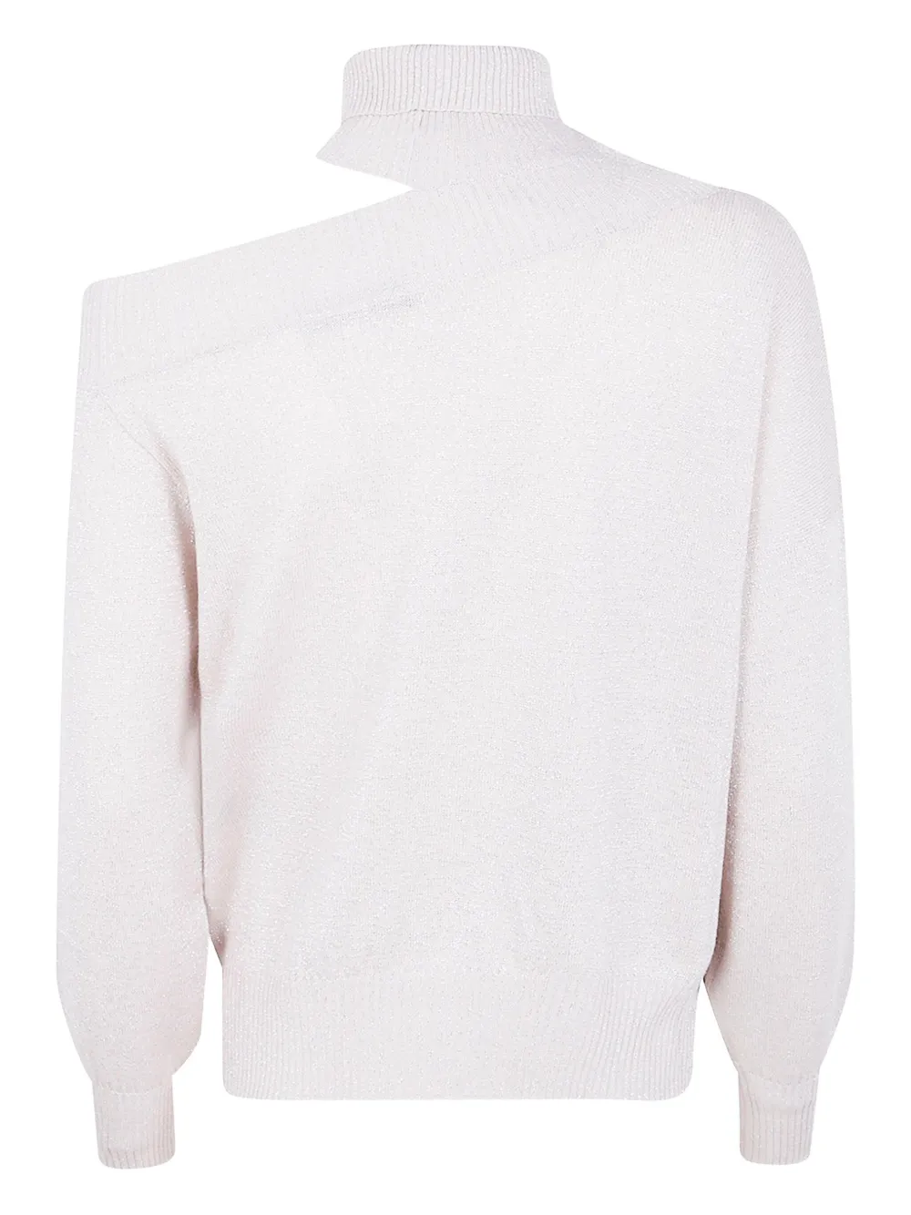 D.Exterior cut-out turtleneck sweater | Knitted Sweaters | Image 2