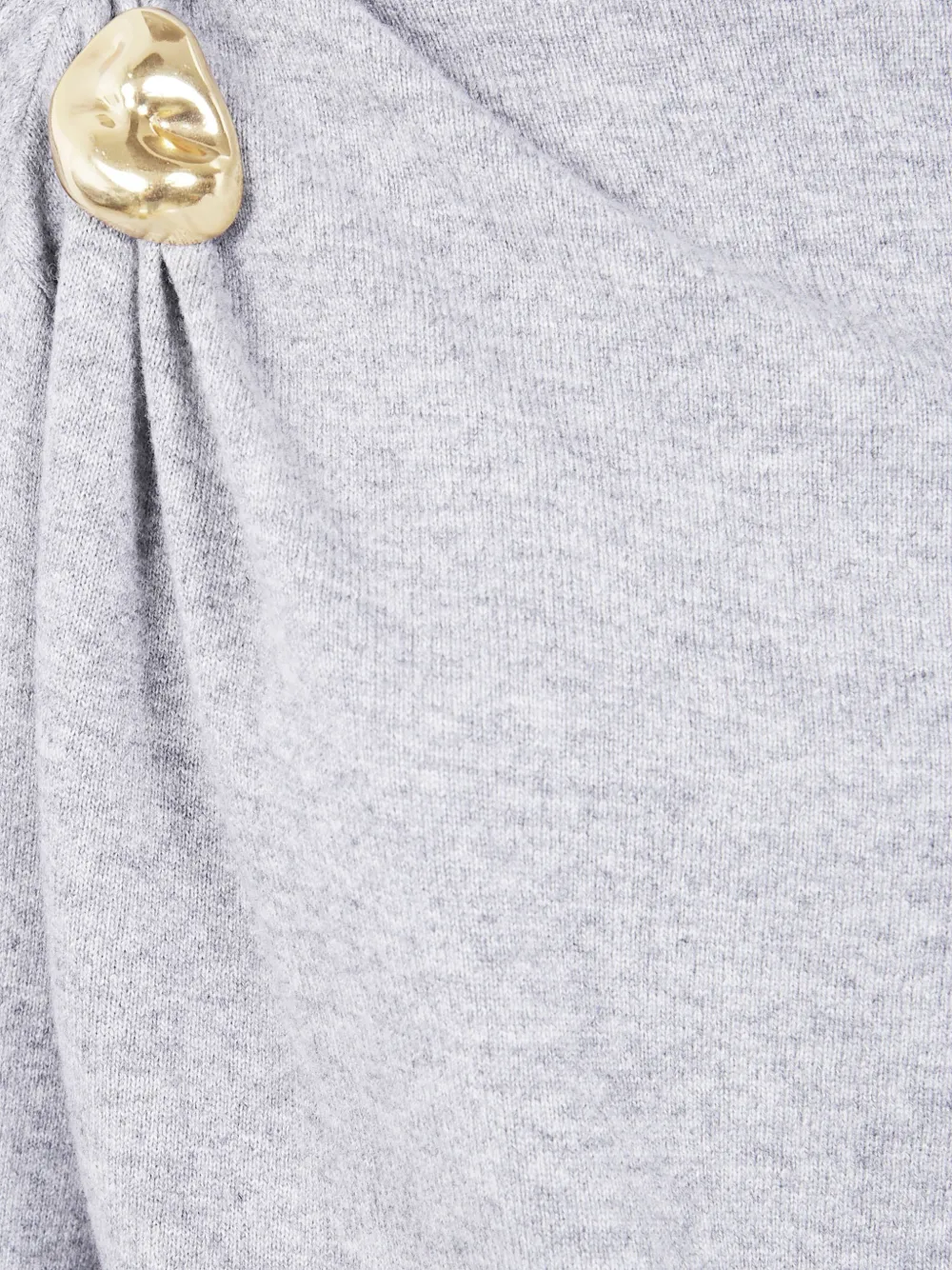 Fabiana Filippi Midi-jurk met gedrapeerde hals Grijs