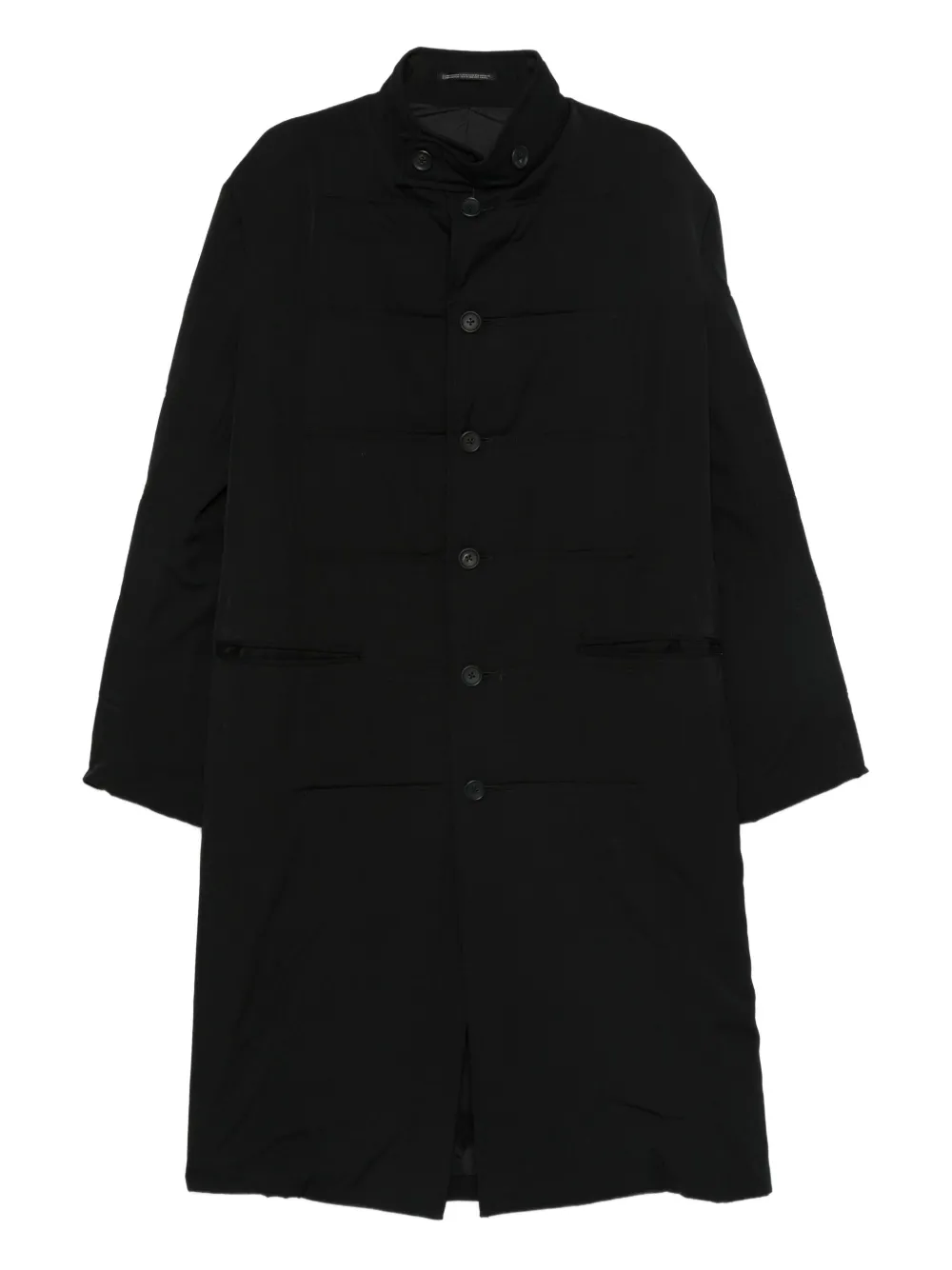 Yohji Yamamoto abrigo con botones | negro | Image 1