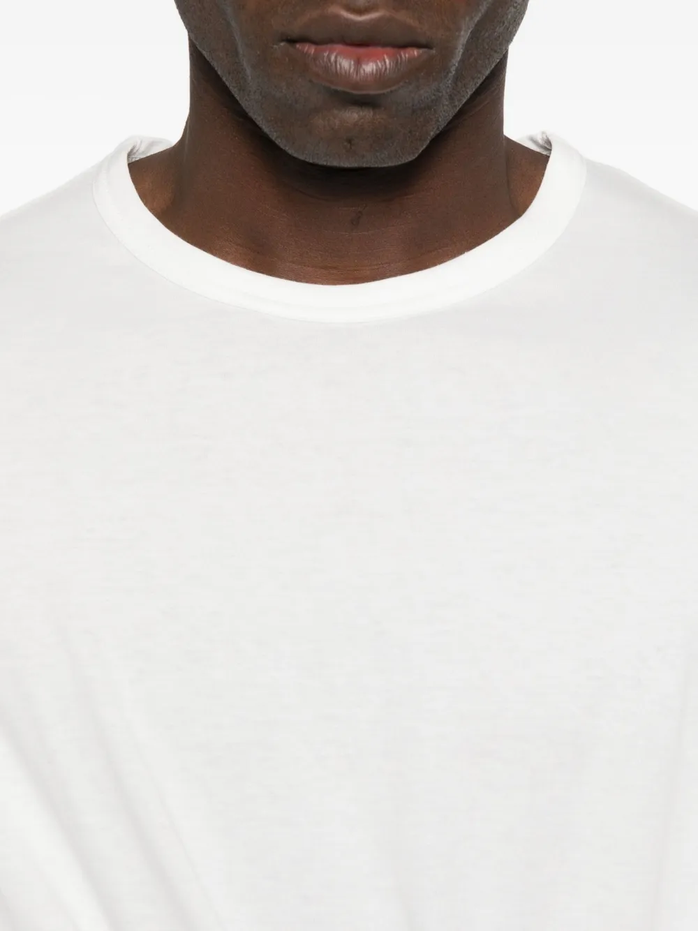 Yohji Yamamoto T-shirt met lange mouwen Wit