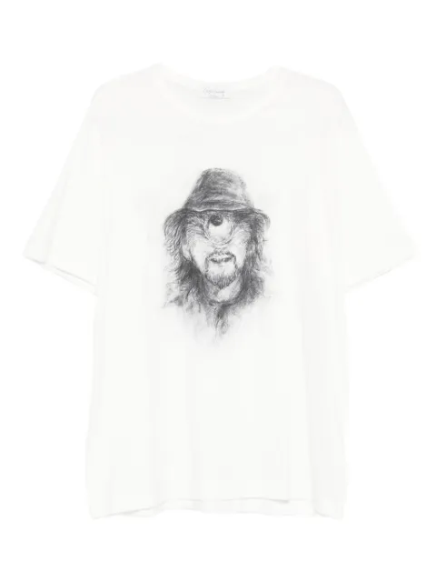 Yohji Yamamoto sketch-print T-shirt