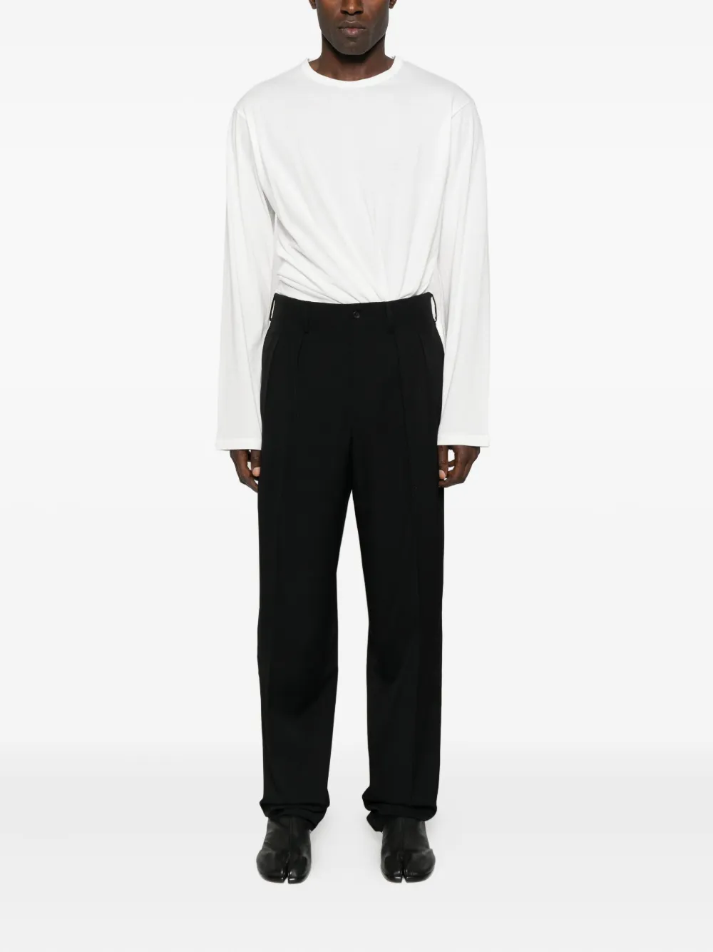 Yohji Yamamoto Plooibroek - Zwart