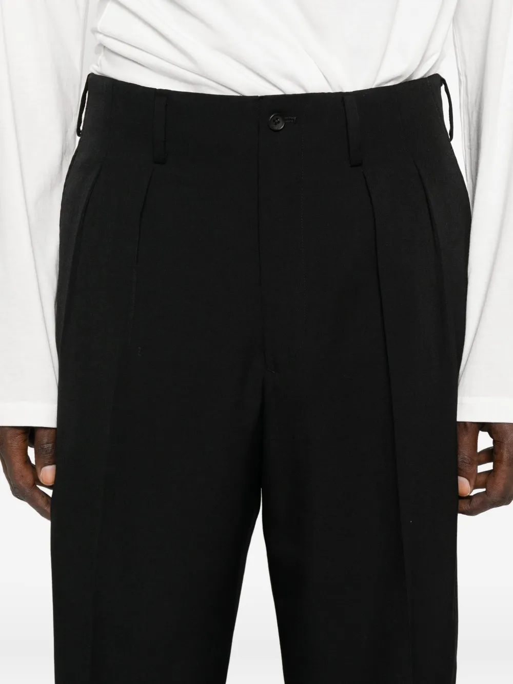 Yohji Yamamoto Plooibroek Zwart