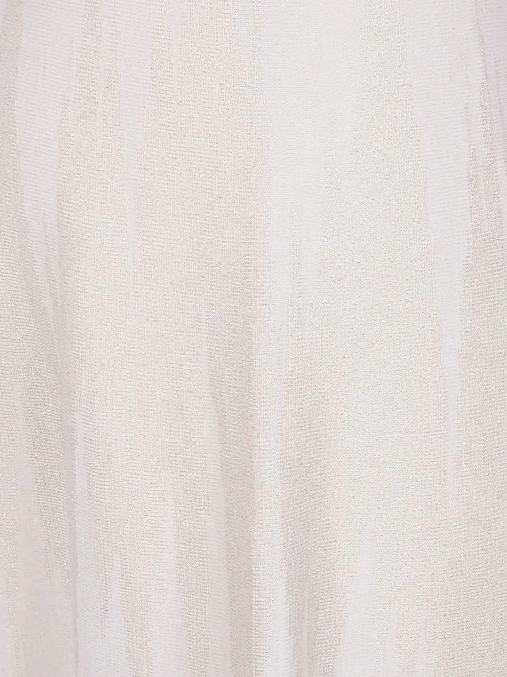D Exterior D.exterior Chevron Lux Flared Skirt In White