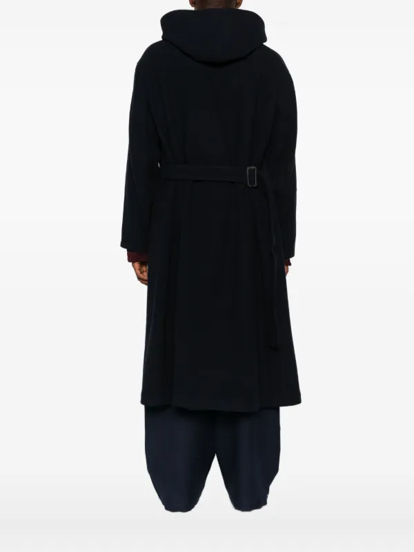 Yohji Yamamoto ダッフルコート | ブラック | FARFETCH JP