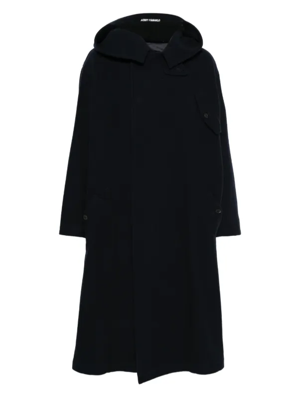 Yohji Yamamoto ダッフルコート | ブラック | FARFETCH JP