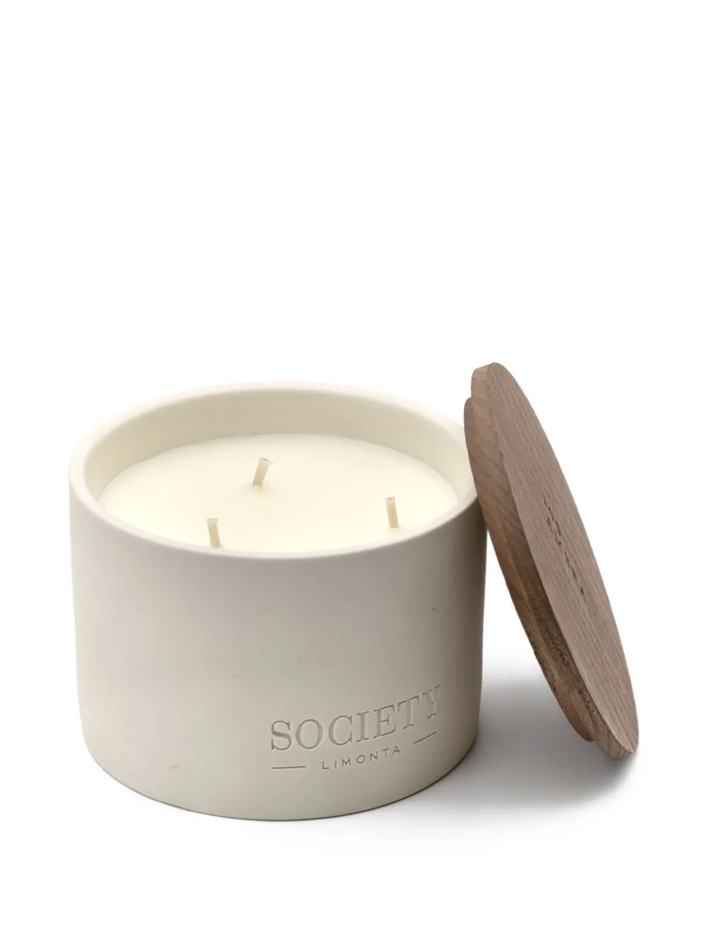 Society Limonta Ambra candle - Wit