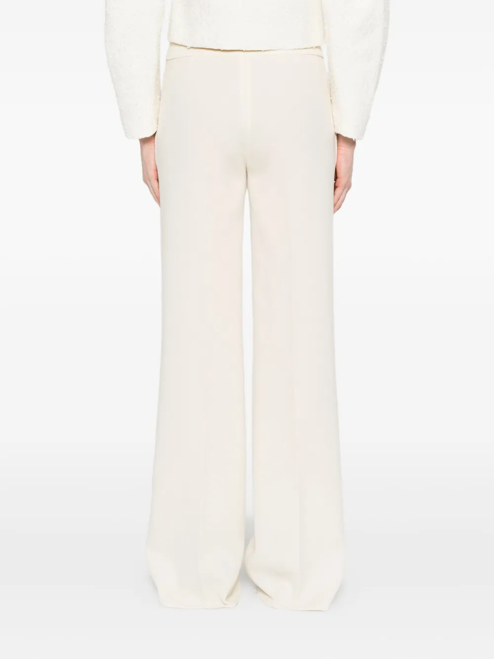Gianluca Capannolo Wool Straight-leg Trousers In Neutral