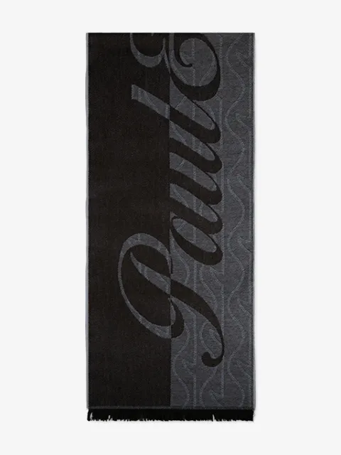 Paul & Shark monogram wool scarf