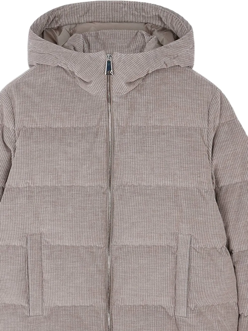 Paul & Shark hooded corduroy puffer jacket | Down Jackets | Image 2