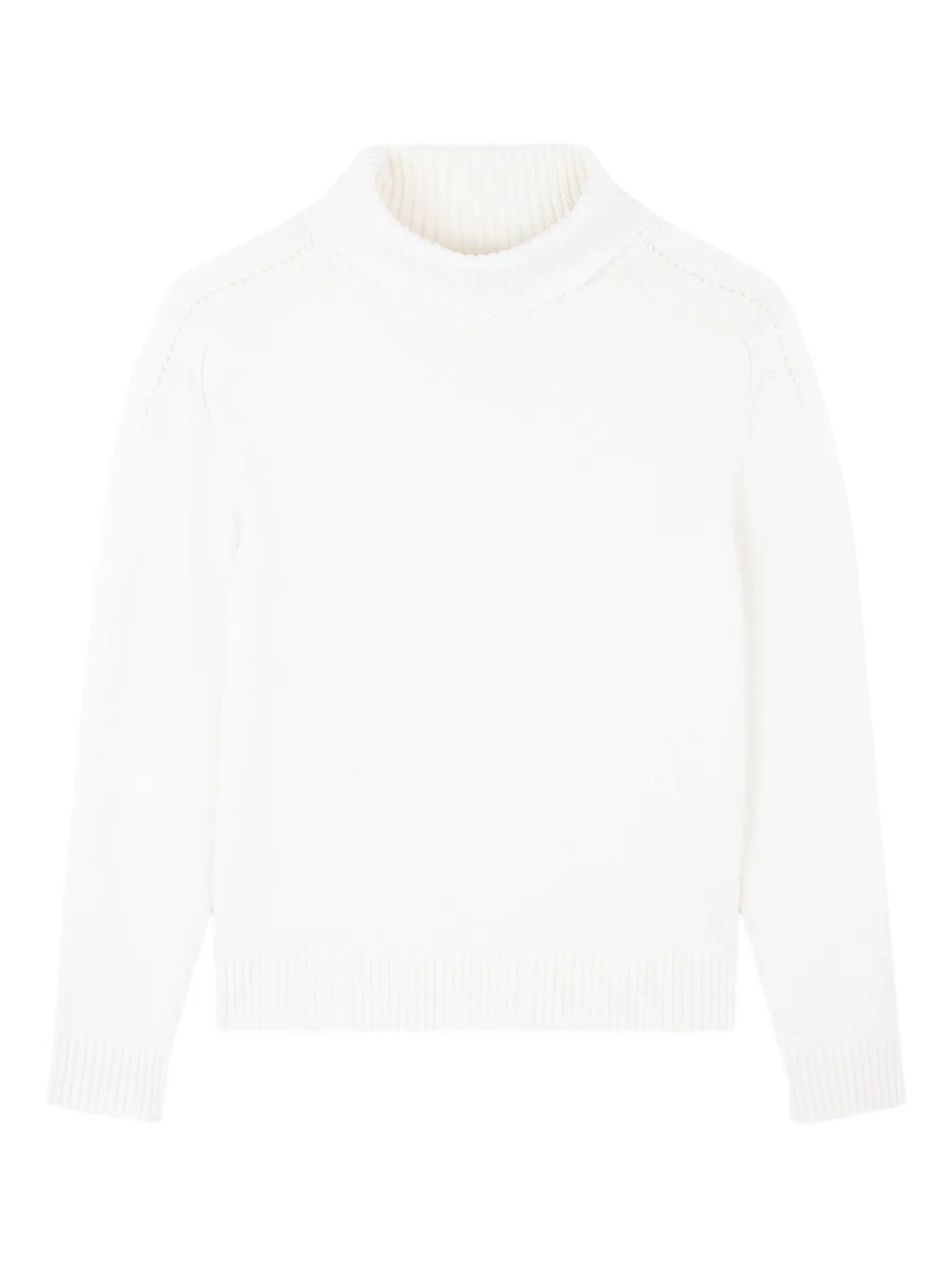Paul & Shark merino wool turtleneck sweater | White | Image 1