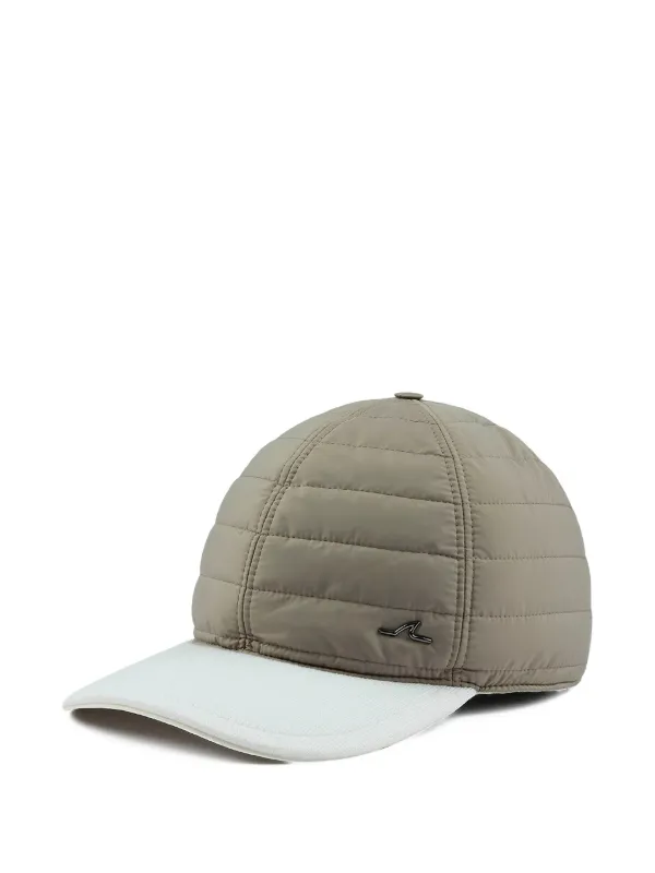 Paul & Shark Quilted Baseball Cap in Neutrals