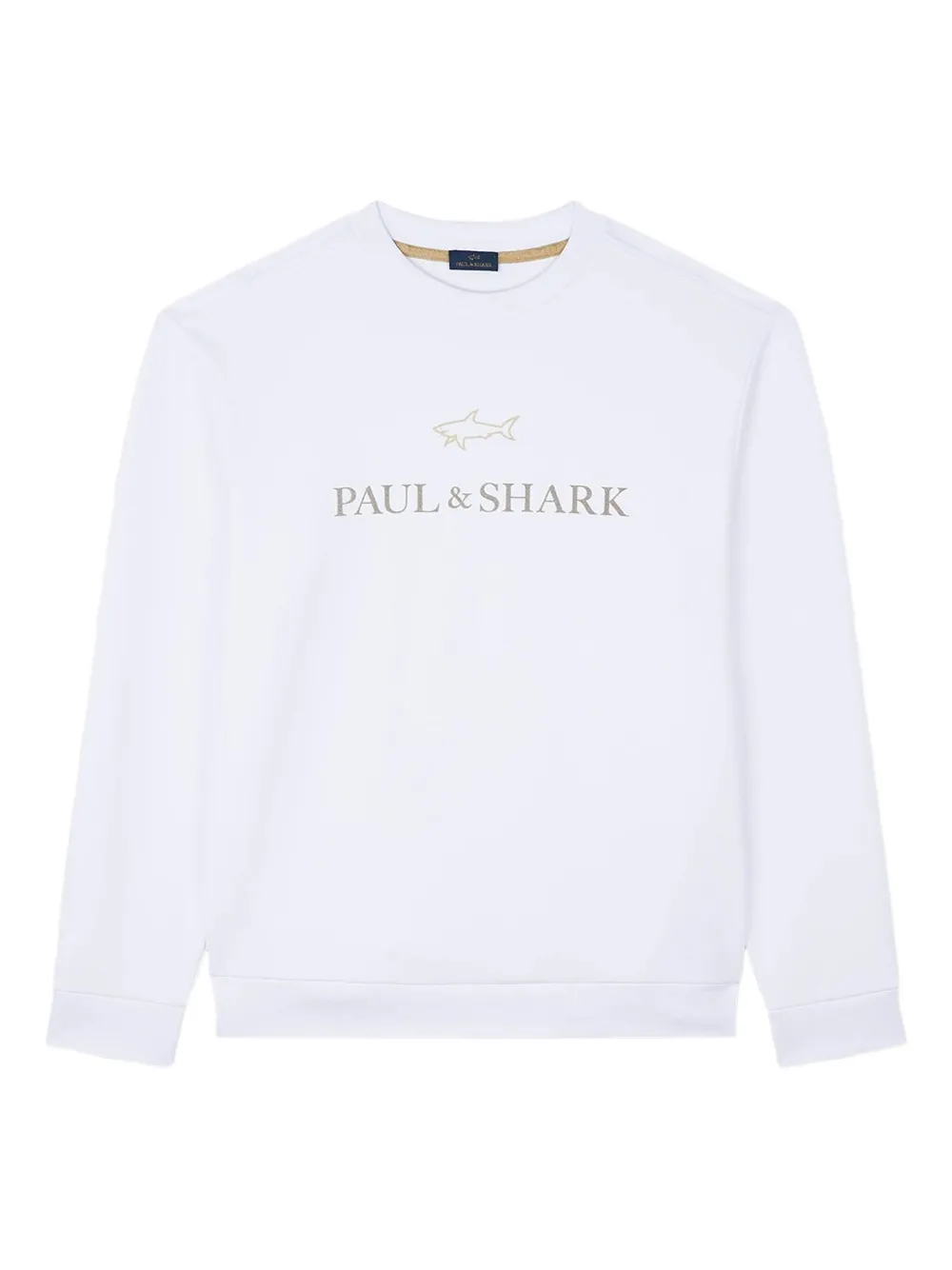 Paul & Shark ロゴ スウェットシャツ - ホワイト Paul & Shark ロゴ スウェットシャツ - ホワイト