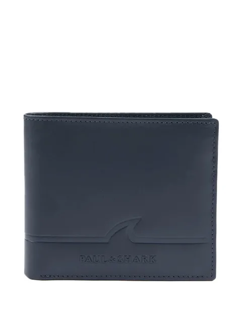 Paul & Shark logo-debossed leather wallet