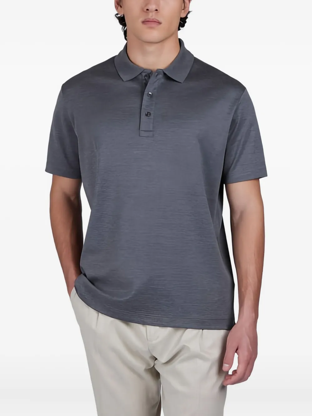Paul & Shark Zijden poloshirt - Grijs