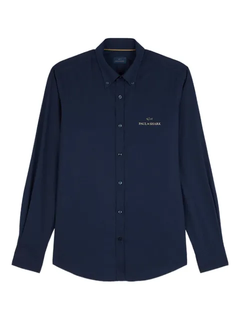 Paul & Shark embroidered-logo shirt