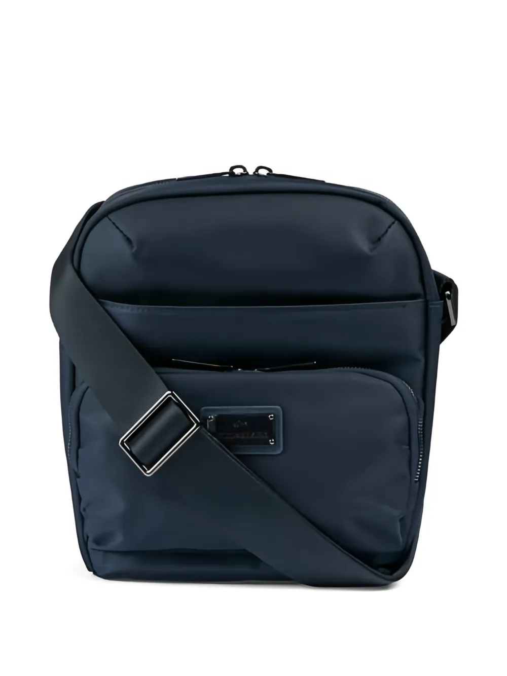 Paul & Shark Messengertas met logoplakkaat - Blauw