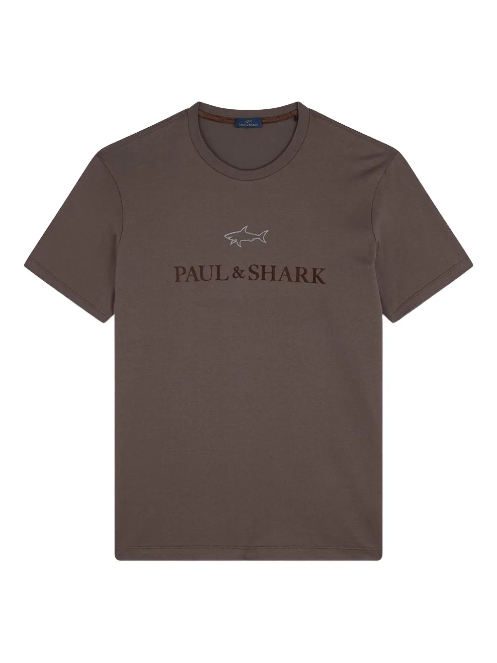 Paul & Shark コットン Tシャツ - ブラウン Paul & Shark コットン Tシャツ - ブラウン