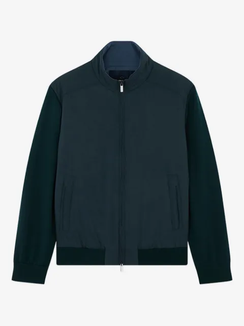 Paul & Shark Typhoon wool-paneled zip-up sweater