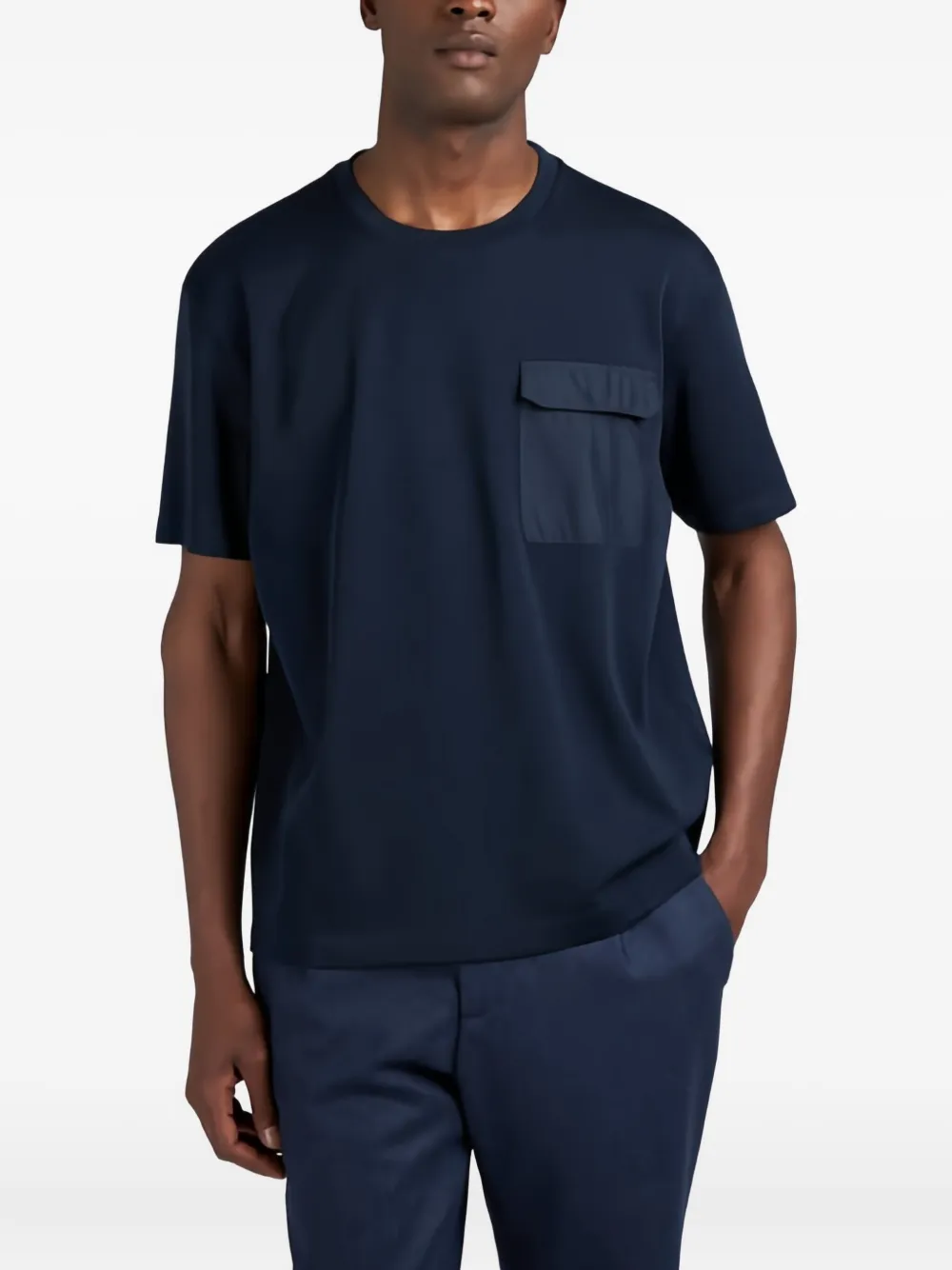 Paul & Shark Delight Interlock T-shirt - Blauw