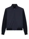 Paul & Shark check-pattern bomber jacket - Blue