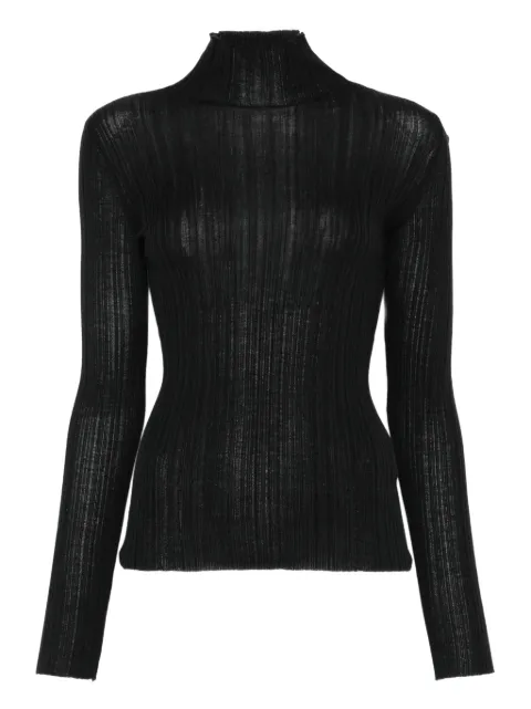 Agnona ribbed turtleneck top