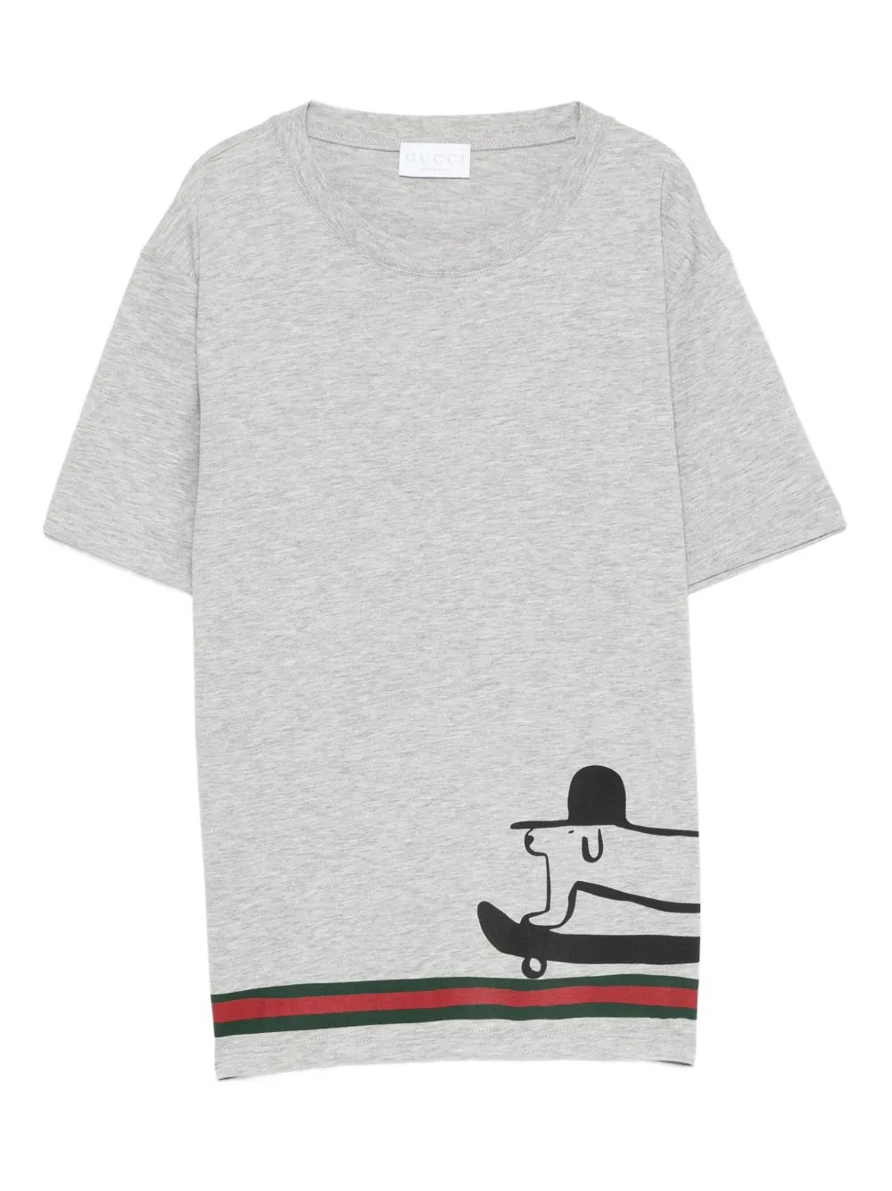 Gucci X Euan Roberts Dog-print T-shirt In White
