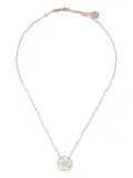LA PRIMA GIOIELLI 18K rose gold flower necklace - Pink