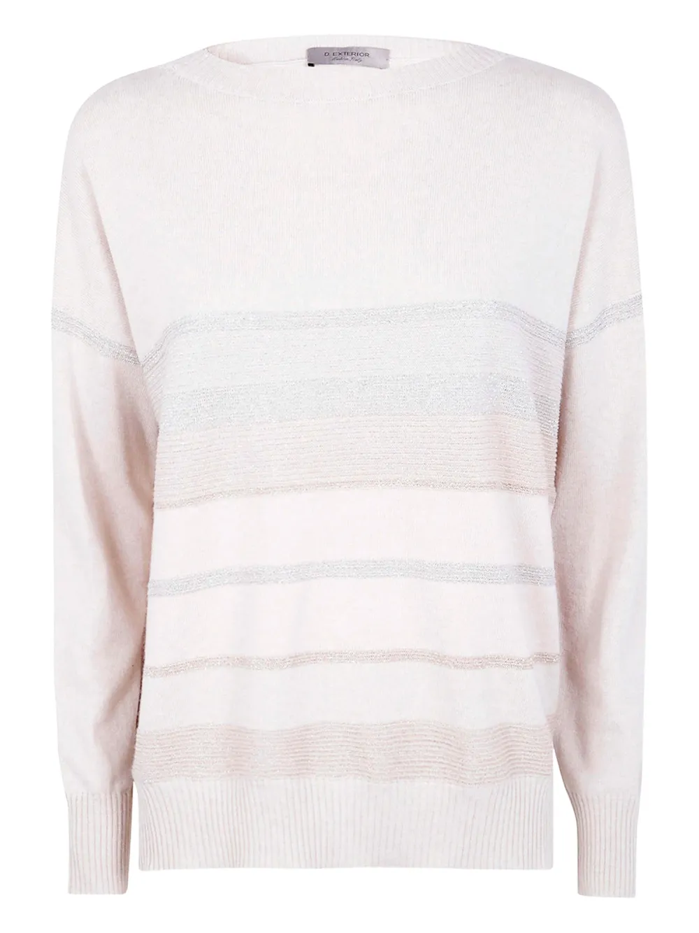 D.Exterior striped sweater | Pink | Image 1