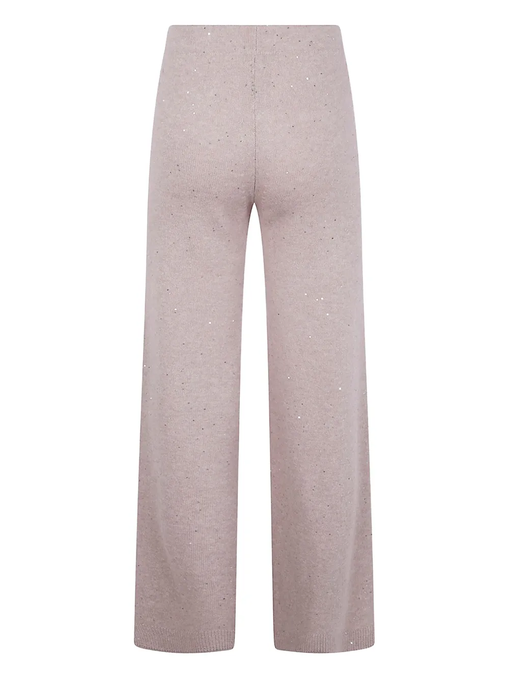 D.Exterior sequin-embellished wool trousers - Roze
