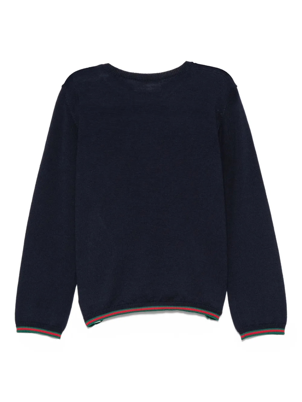 Gucci Kids Trui met Web-afwerking Blauw