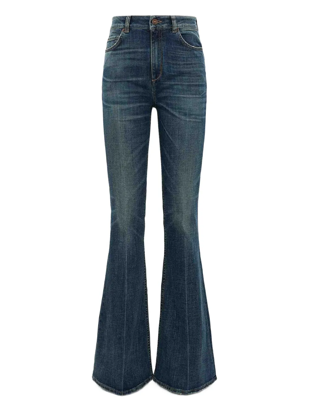 Dorothee Schumacher Jeans met leren patch Blauw