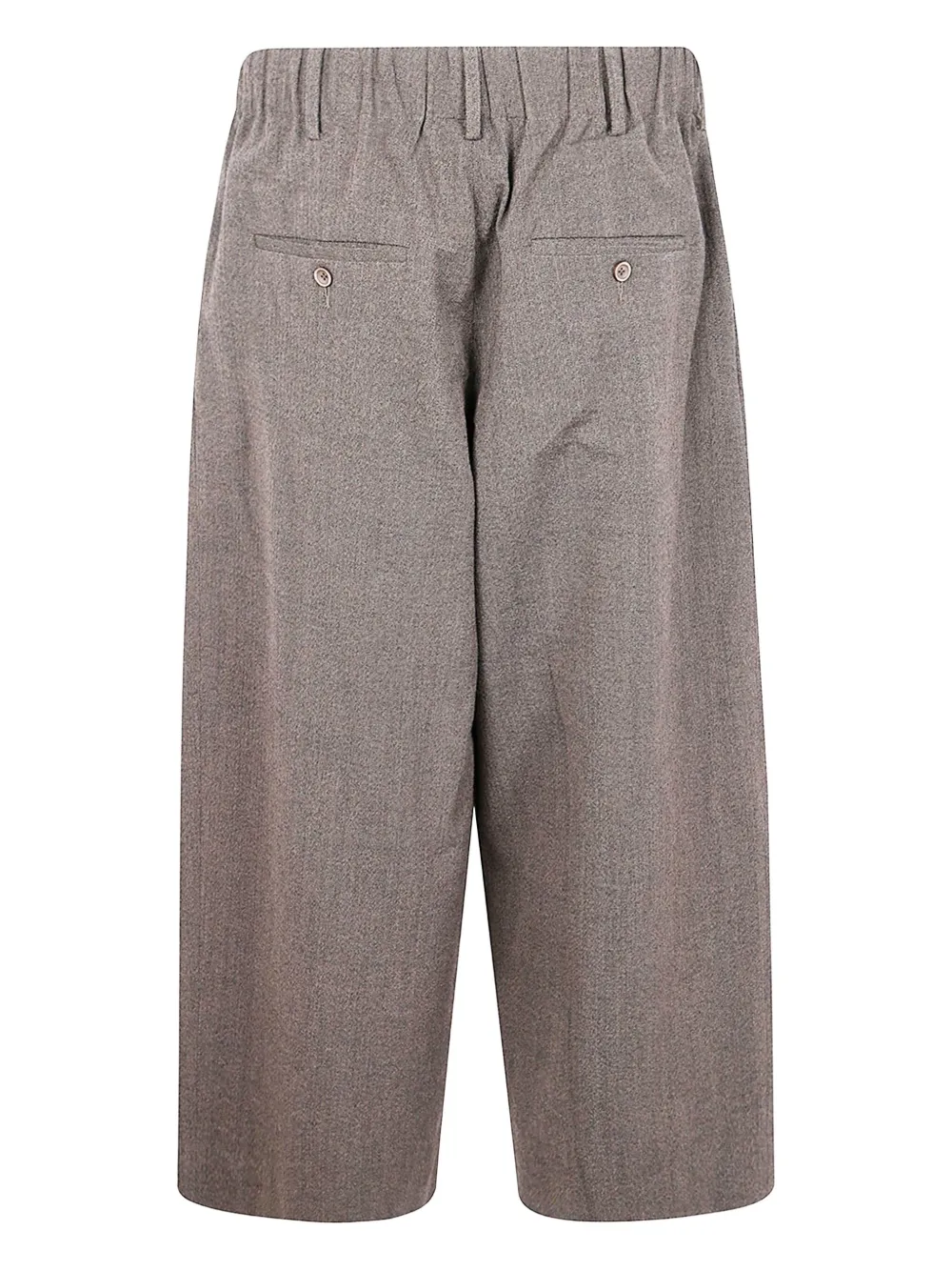 Uma Wang pleated wool trousers - Grijs