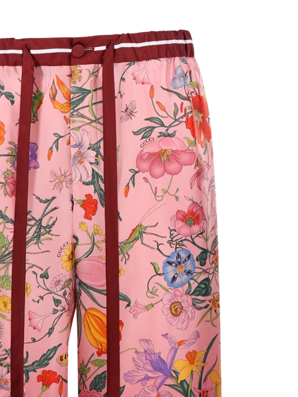 Gucci Broek met trekkoord 5057 PINK ROSSO ANCORA MC