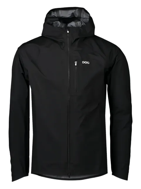 POC logo-detail hooded jacket