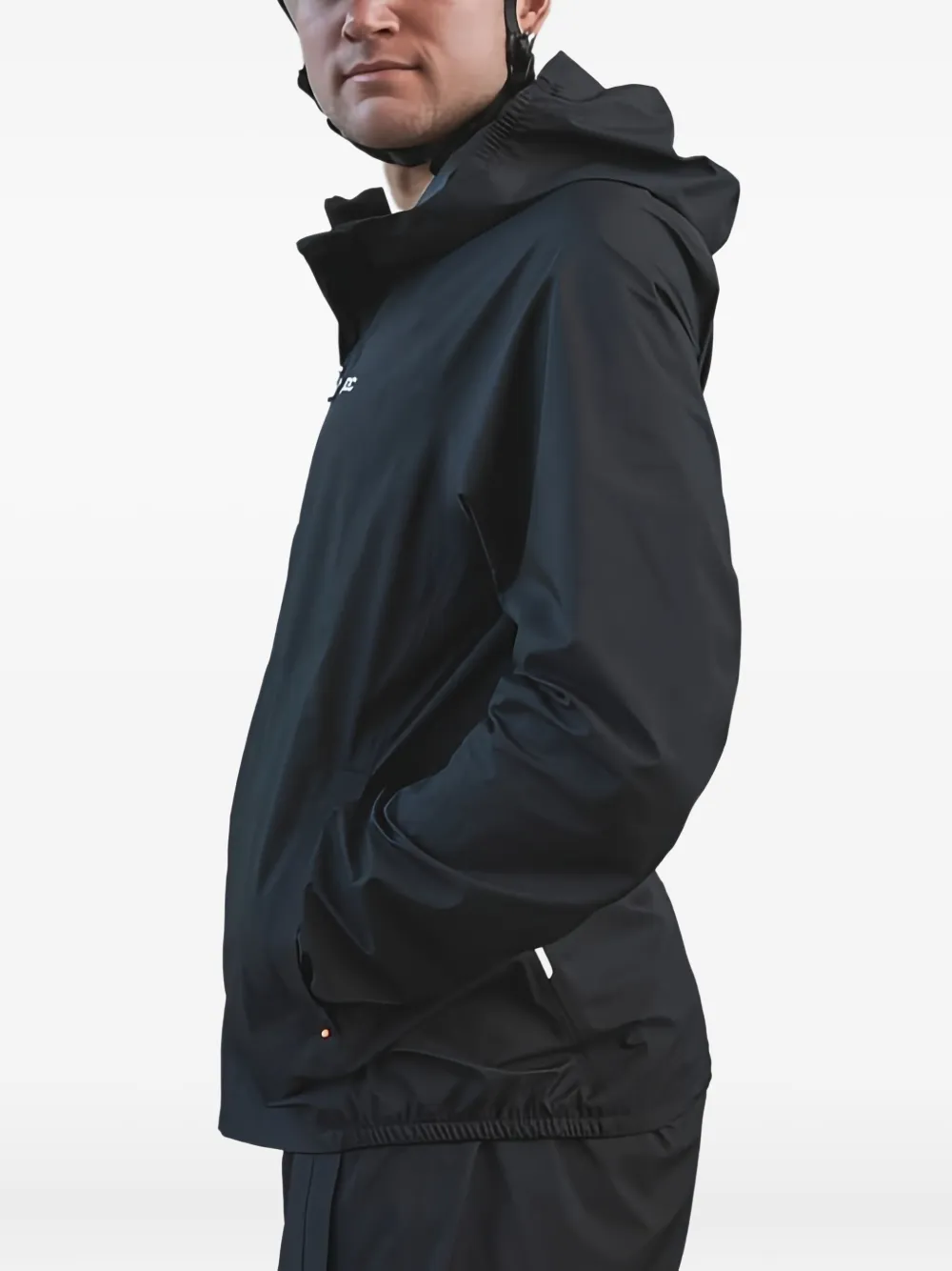 Poc Logo-detail Hooded Jacket In Black
